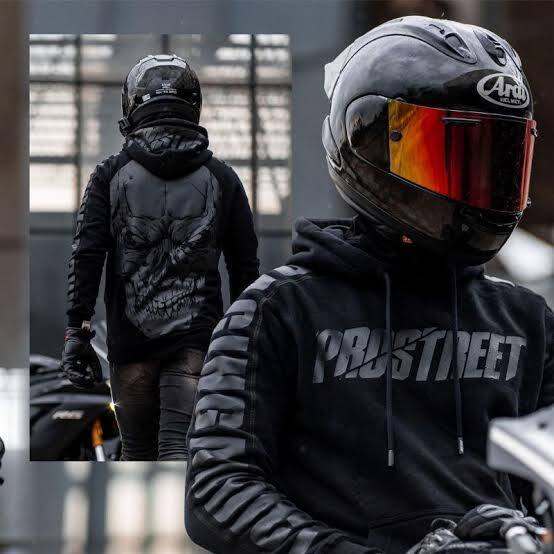 HOODIE PROSTREET / JAKET PROSTRET / PROSTREET BLACK SKUUL / JAKET PROSTREET  | Lazada Indonesia