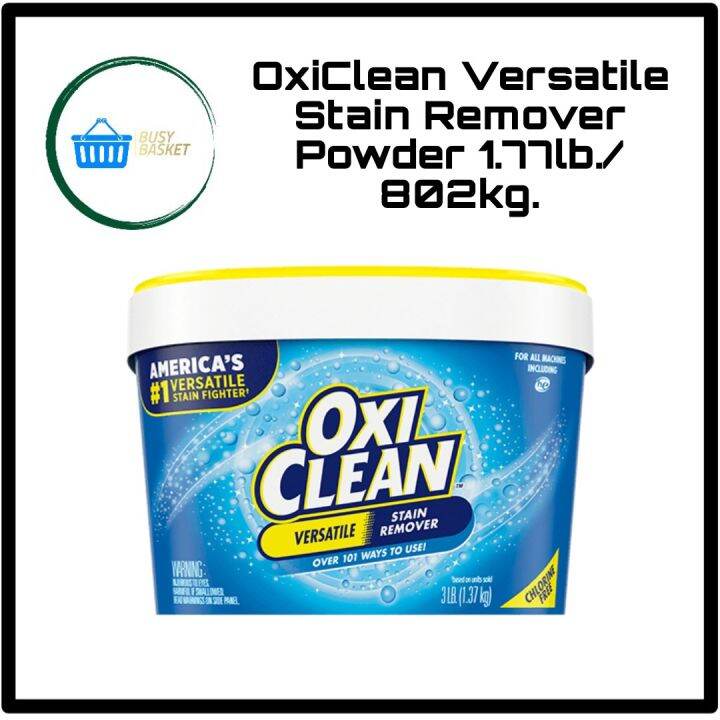 OxiClean Versatile Stain Remover Powder 1.77lb./802kg. Lazada PH