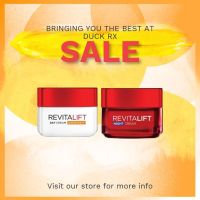 [Exp.2025] loreal PARIS REVITALIFT MOISTURIZING DAY CREAM + NIGHT CREAM 50 ml. ลอรีอัล ปารีส รีไวทัลลิฟท์ เดย์ครีม 50มล. + ไนท์ครีม 50มล. ครีมลดเลือนริ้วรอย