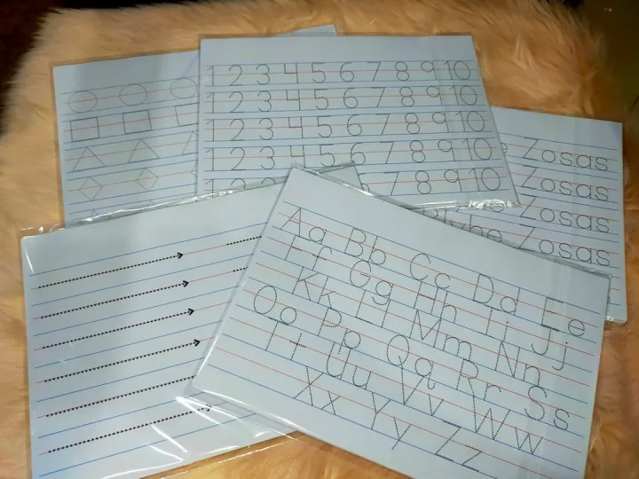 Complete Set (Name | Lines | Shapes | Alphabets | Numbers) | Lazada PH