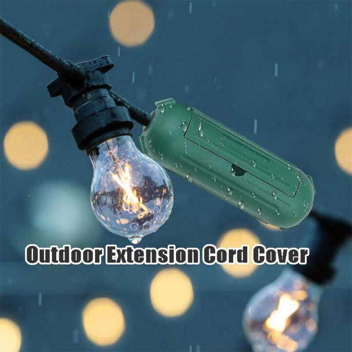 Outdoor Electrical Extension Cord Cover Waterproof Connection Protector