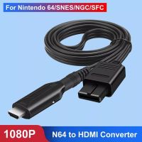 N64 To HDMI Converter อะแดปเตอร์สาย HDMI สำหรับ Nintendo 64 Super SNES และ NGC Plug และ Play ดิจิตอลสายคืนเกมหน้าจอ