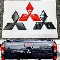 โลโก้ MITSUBISHI  แบบครอบ  สำหรับติดท้ายรถไทรทัน