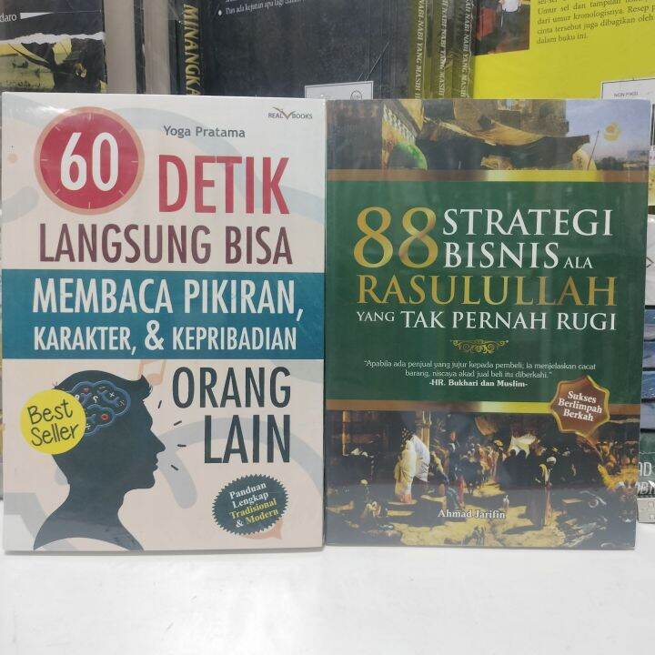 Paket 2 Buku 60 Detik Langsung Bisa Membaca Pikiran Karakter Dan ...