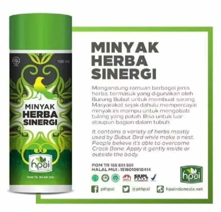 Minyak Herbal Sinergi HNI | Lazada Indonesia