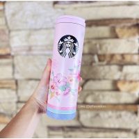 ? [พร้อมส่ง] แก้วทรอยลายดอกไม้  Starbucks Korea / Starbucks แท้?‼️