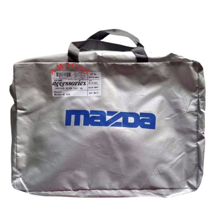 mazda-ผ้าคลุมรถยนต์-มาดด้า2-รุ่น-4ประตู-และ-masda-2-รุ่น-5-ประตู-2015-2022-mazda-เนื้อผ้าซิลเวอร์โค๊ด-ความหนา-190-c