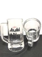 แก้วอาซาฮี  Asahi  Munich Beer Mug แก้วเบียร์ แก้วน้ำ แก้ว ขนาดความจุ 355 ML (กว้าง 7 CM สูง 14 CM)  ลิขสิทธิ์แท้ Asahi  by Ocean Glass