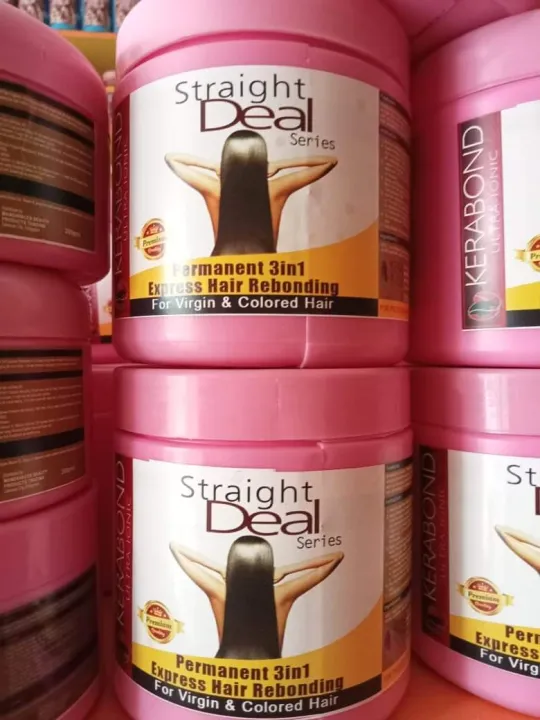 kerabond Rebonding cream for virgin hair and colored hair Lazada PH