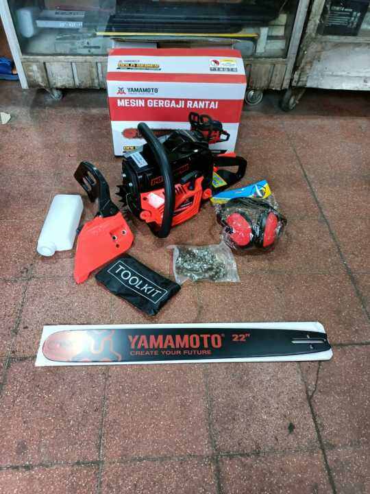 YAMAMOTO Chainsaw Gold Series Tipe YMG 7800 Mesin Potong Kayu Lazada Indonesia
