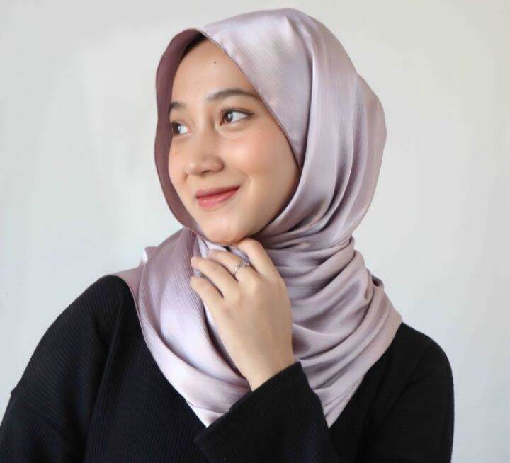 PASHMINA MALAY CREDENZA SILK PREMIUM Lazada Indonesia