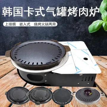 Non Stick Maifanshi Camping Grill Pan Korean Barbecue Plate New BBQ Grill  Pan Meat Pot Portable