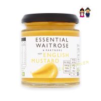 WAITROSE English Mustard อิงลิชมัสตาร์ด 180g ทานกับเบอร์เกอร์ หรือเอามาปรุงอาหาร ผลิตภัณฑ์จากอังกฤษ