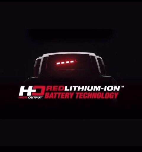 Batterie Milwaukee Red Lithium M18 2.0 Ah - Pour Pièces / Ne Fonctionne Pas