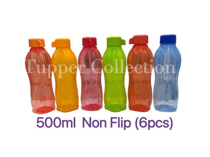 Tupperware Eco Bottle 500ml Non Flip (6pcs) 