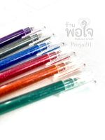 ปากกาเจลกากเพชร 6 สี 1.0 mm. ปากกาเจลชุดสี 1*6 (1 แพ็ค 6 แท่ง)MG #AGPB4415