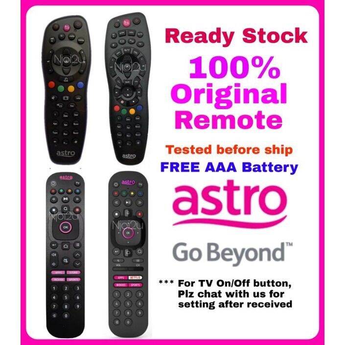 Original Astro Remote Control Beyond/Njoi/PVR/Ulti/Ultra Netflix Lazada
