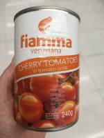 Fiamma Vesuviana Cherry Tomatoes In Tomato Juice  มะเขือเทศเชอร์รี่ในน้ำมะเขือเทศ 400 กรัม