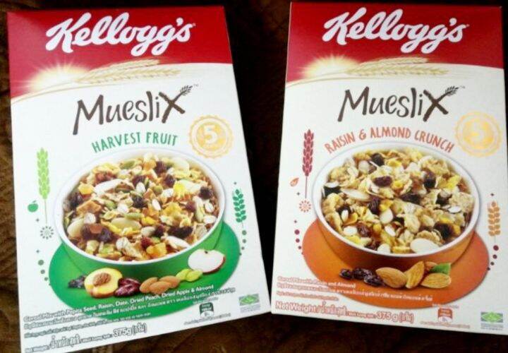Kellogg's Mueslix Harvest Fruit / Raisin & Almond (355gm/375gm