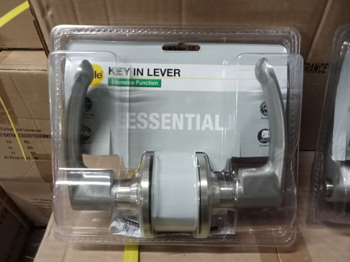 YALE LEVER TYPE LOCKSET ESSENTIAL MEDIUM DUTY CYLINDRICAL LOCKSET ...