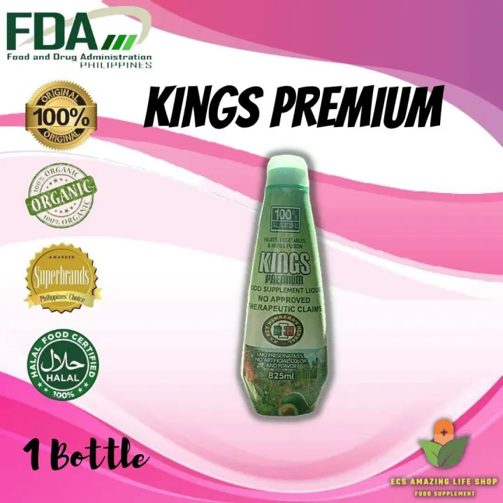 1 BOTTLE KINGS PREMIUM FOOD SUPPLEMENT 825ML AUTHENTIC SOLD BY ECS
