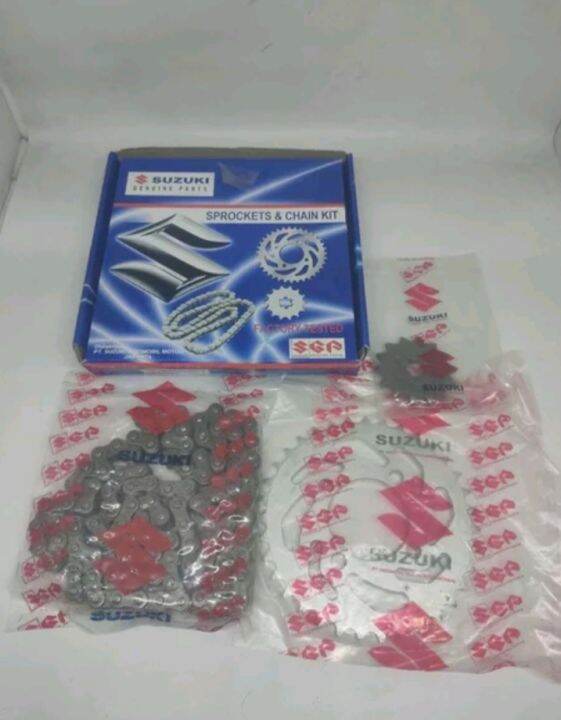 Gearset Girset Gir Gear Set Rantai Suzuki Smash Old New Titan Shogun