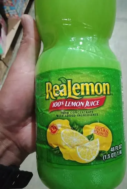 Real Lemon / 100% real Lemon juice 480Z/1.5L | Lazada PH