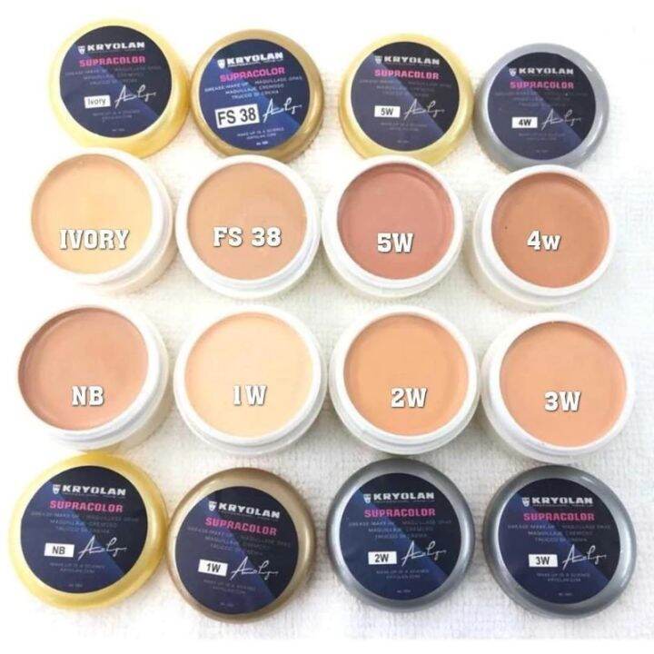 SUPRA KRYOLAN FOUNDATION 10g Repack Full Coverage Lazada
