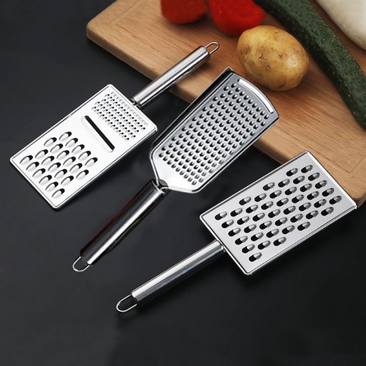 Stainless Steel Cheese Grater Set Peeler,Lemon Zester, Stainless Steel  Multi-purpose Kitchen Food Grater Slicer