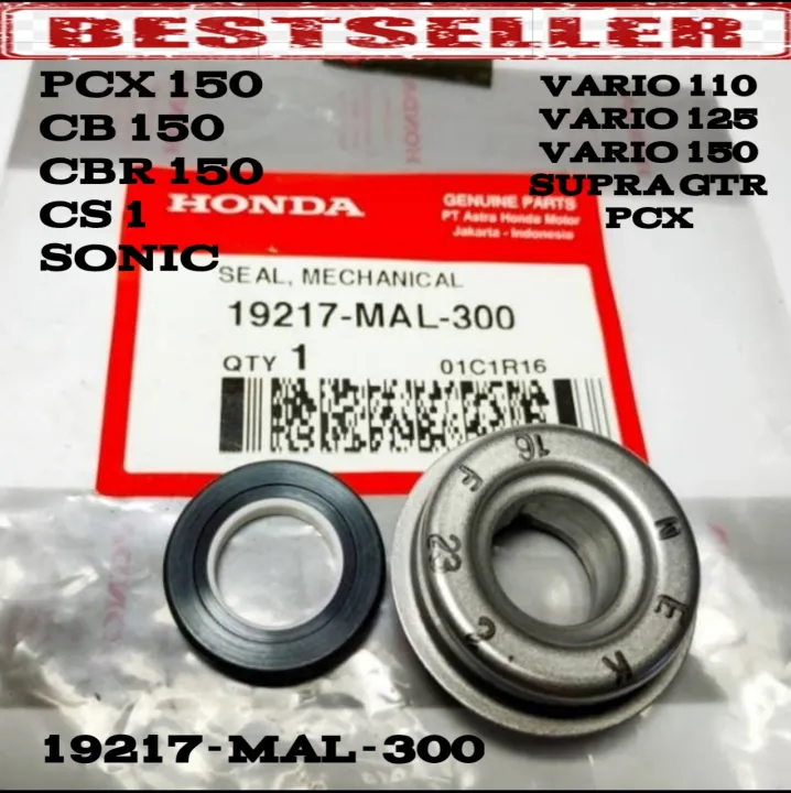 19217 MAL300 SEAL SIL WATER PUMP VARIO 110 125 150 160 SUPRA GTR PCX CB 150 CBR CS ONE SONIC