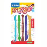 ชุดปั้นดินน้ำมัน nara KIDS TOOLS 5 ชิ้น คละสี