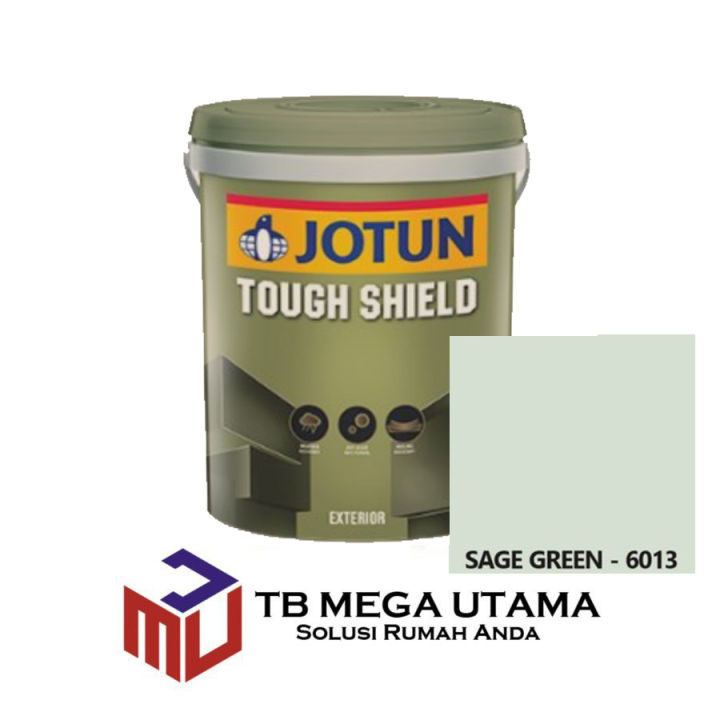 Jotun Tough Shield Sage Green 6013 35 Liter Cat Tembok Eksterior Lazada Indonesia 2707