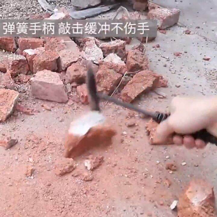 Spring handle industrial grade welding hammer welding hammer slag