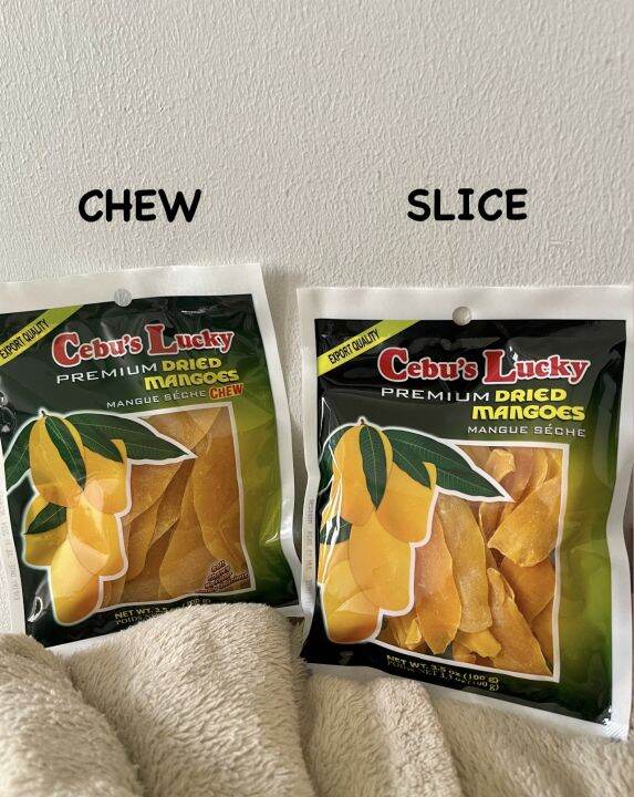 Cebu’s Lucky Dried Mangoes 100 grams in Cebu Mango Lazada PH