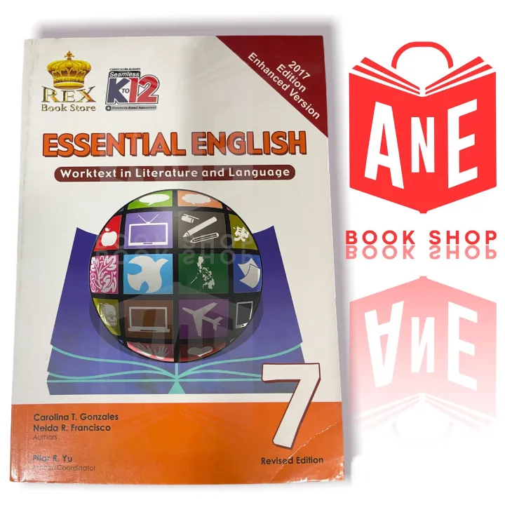 AUTHENTIC Grade 7 Kto12 Essential English 2017 Revised Ed by Gonzales ...