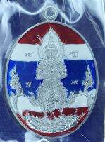 ยักษ์วัดสิงห์ ธนบุรี ลงยาลายธงชาติ วัสดุทำจากปีกเครื่องบินน้ำหนักเบา