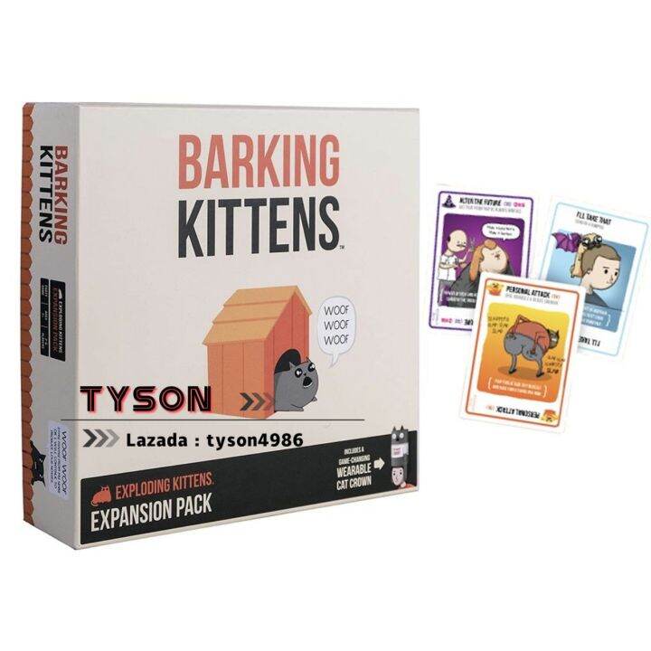 Barking Kittens This is The Third Expansion of Exploding Kittens Card