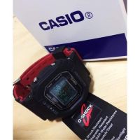 นาฬิกาcasio ทูโทนสีดำ แดง นาฬิกาแฟชั่น