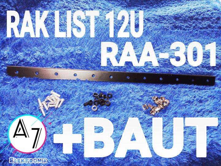 RAK LIST 12U RAA-301 / +BAUT / HARDCASE / BAUT / RAK AUDIO | Lazada ...