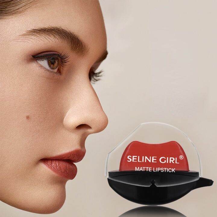 SELINE GIRL ลิปสติกสำหรับสีแดงสด,ลิปสติกสำหรับลิปสติกเนื้อแมทแบบไม่ซีด ...