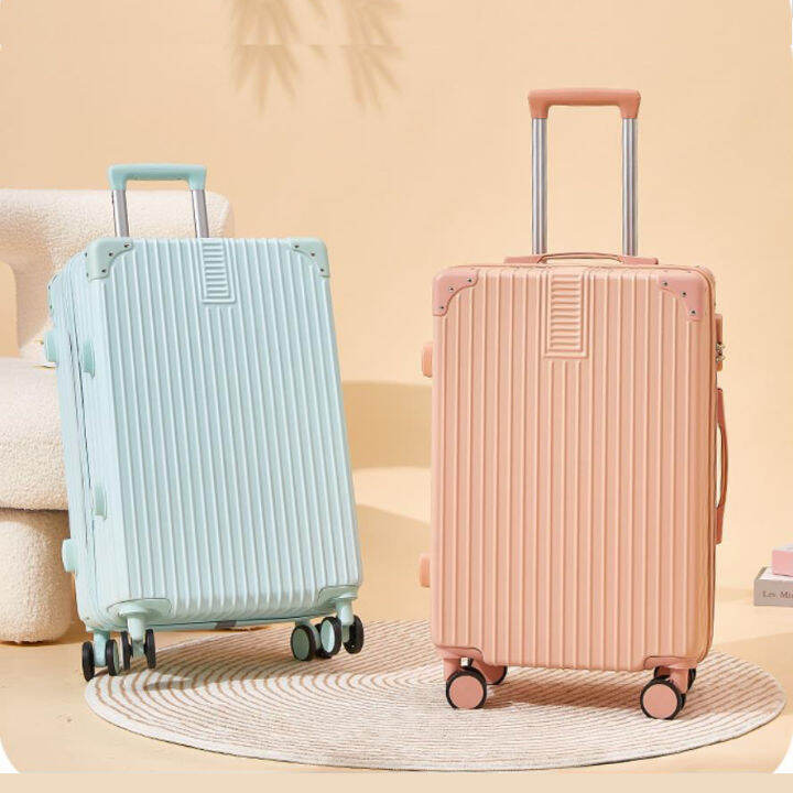 New 20"22"24"26 Inch Carryon Cabin Travel Suitcase With Silent Wheels Password Lock Trolley