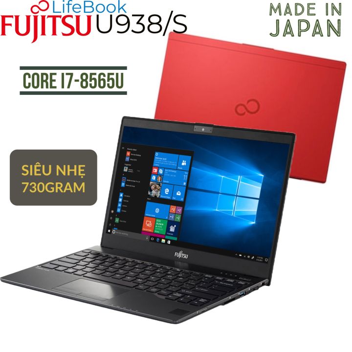 Laptop Fujitsu Lifebook U938/S core i5-8250U, 8gb ram, 256gb SSD