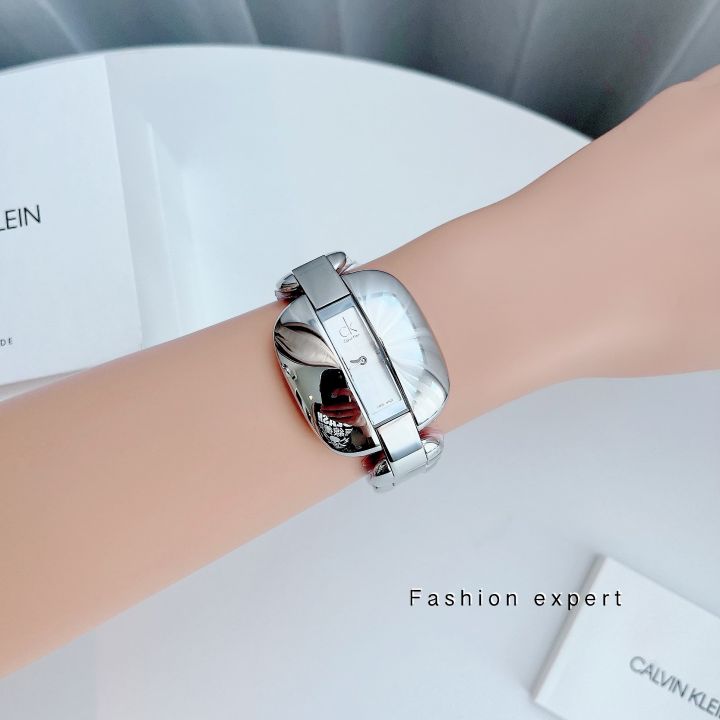 ของแท้100-นาฬิกาข้อมือ-calvin-klein-treasure-womens-quartz-watch-k2e23138