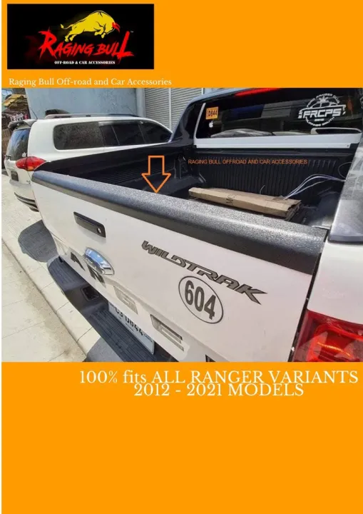Ford Ranger Rail Protection 2012 - 2022 FORD RANGER RAIL GUARD (All Ranger Models) (1PC ONLY ...