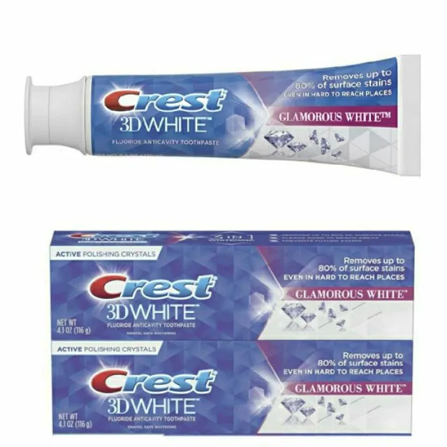 Crest 3D White Glamorous White Toothpaste, 4.1oz 3.1oz Teeth