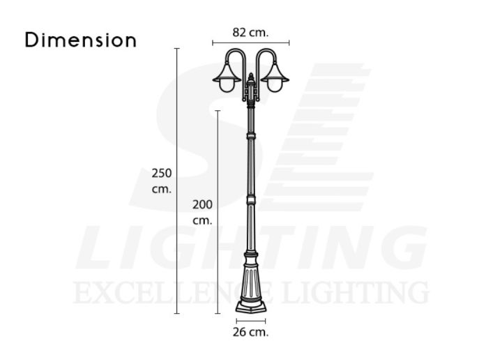 sl-10-5038w-bkโคมผนังนอกบ้าน-street-lightโคมไฟติดผนังภายนอก-สไตล์วินเทจ-ดูดีมีสไตล์-sl-10-5038-die-cast-aluminium-outdoor-post-pole-light-e27-ip44-sl-lightingไฟสนาม-ไฟหัวเสา-นอกบ้าน