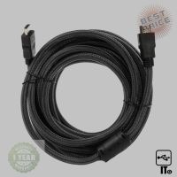 Cable HDMI (V.1.4) M/M (3M) TOP TECH TP88 สายถัก สายสัญญาณ ประกัน 1Y สาย hdmi สายเชื่อมต่อ สาย hdmi ต่อทีวี สายทีวี hdmi to hdmi