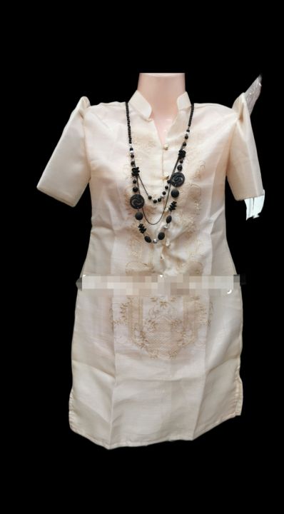 Marian Modern Filipiňana dress Maria clara and 3/4 sleeve | Lazada PH