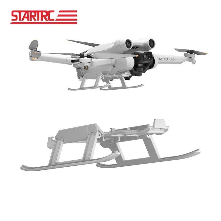 startrc-foldable-landing-gear-for-dji-mini-3-pro-drone-extended-leg-protector-gimbal-feet-gear-quick-release-landing-skid