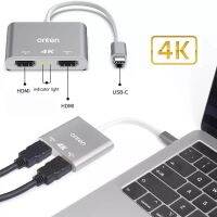 Type-C To HDMI Converter Plug และ Play Type-C Converter สำหรับ Macbook โทรศัพท์จอแสดงผล HDTV โปรเจคเตอร์ USB 3.0อะแดปเตอร์ USB-C HUB 4K